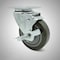 Service Caster 4 Inch SS Gray Polyurethane Swivel Top Plate Caster with Brake SCC-SS20S414-PPUB-TLB - alternate 1